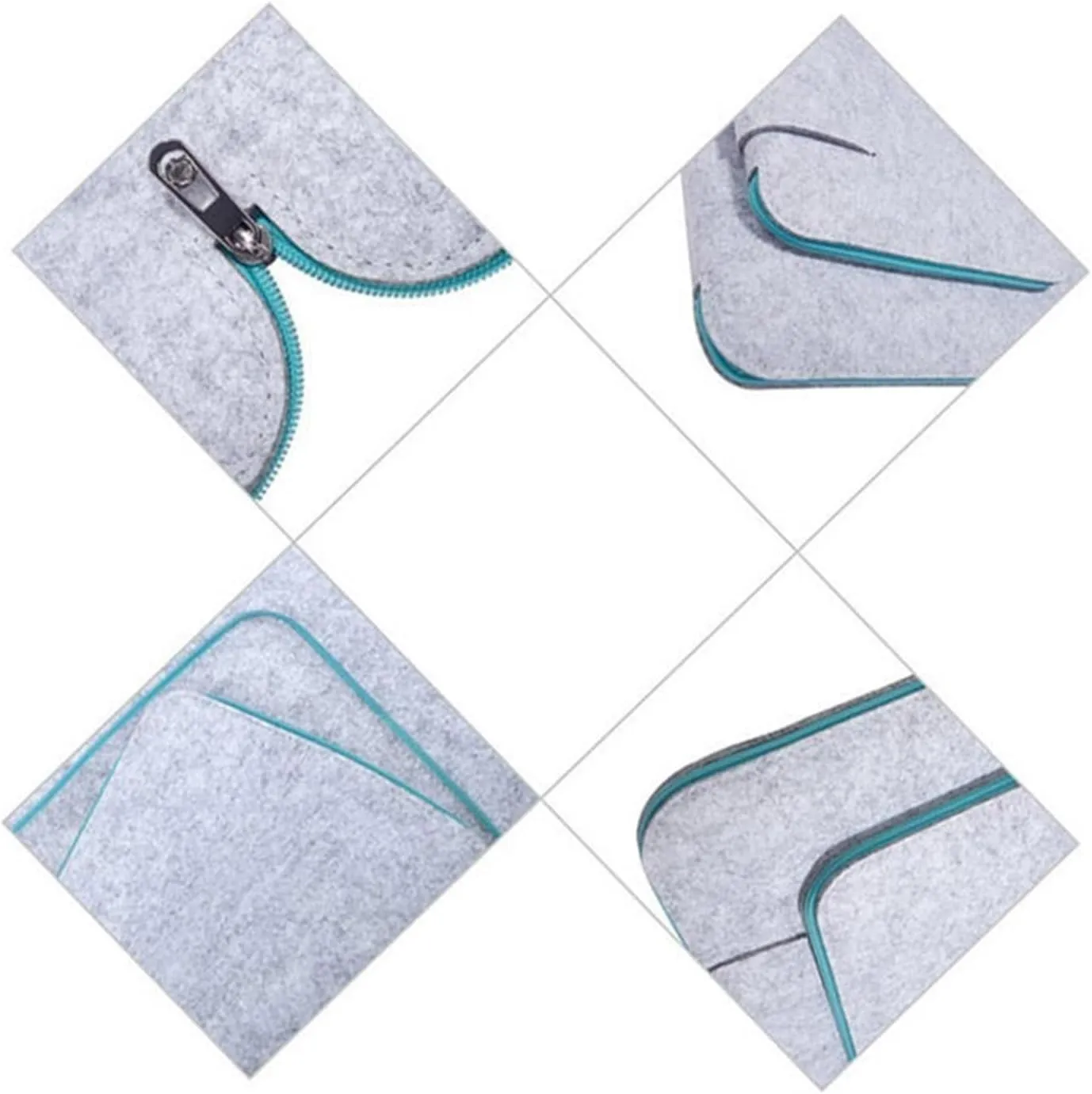 Laptop case Laptop Bag Felt Laptop Sleeve Laptop Bag Handbag with Handle(GrayB,17.3)