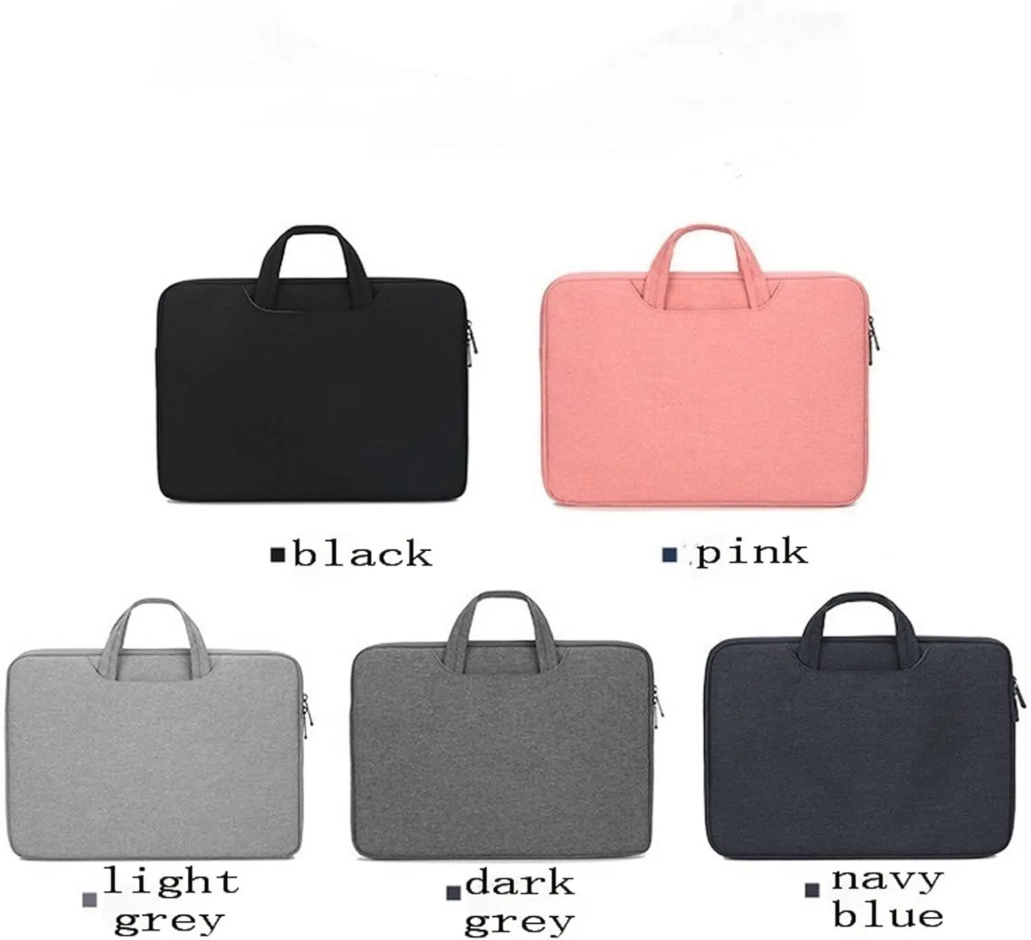 Laptop case Laptop Cases Portable Handbag 15.6inch Notebook Sleeve Computer Bag Pad Waterproof Briefcases(Grey)