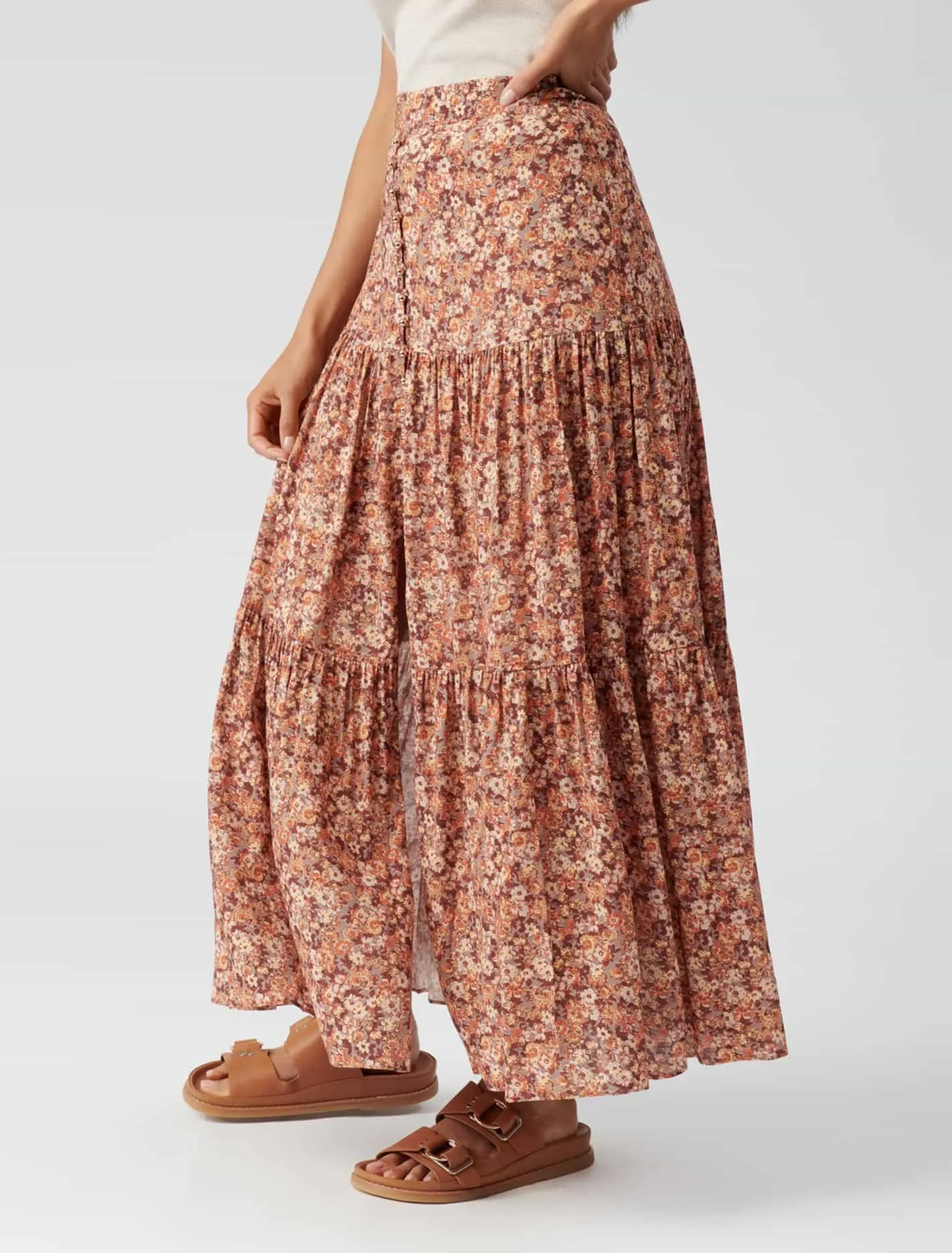 Lilliana Tiered Maxi Skirt