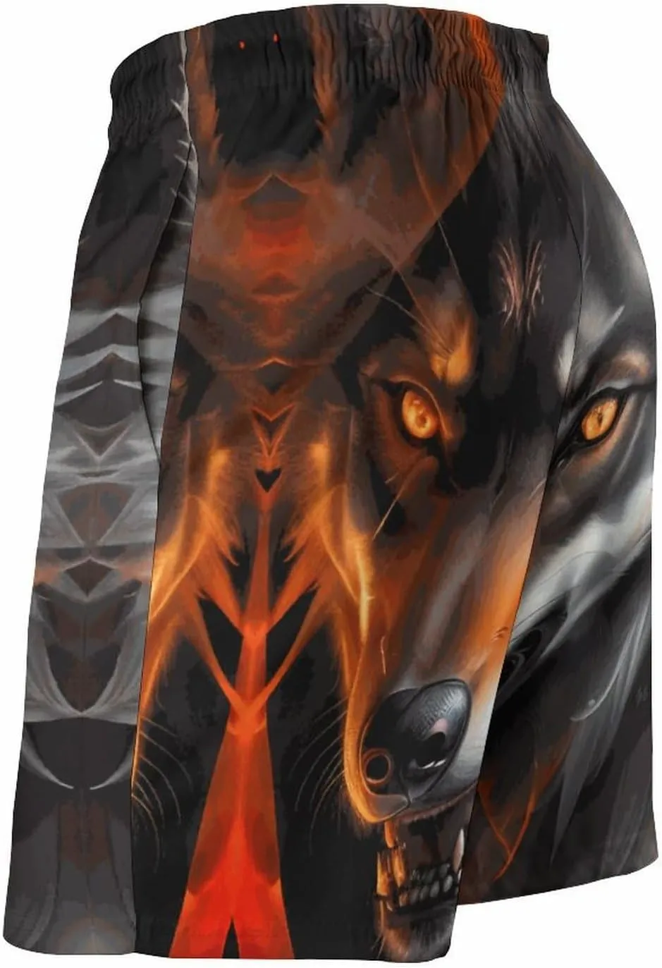 Men's Colorful Horses Swim Trunks Hawaiian Bathing Mesh Lining Suit Swimsuits Beach Shorts with Pockets Novelty