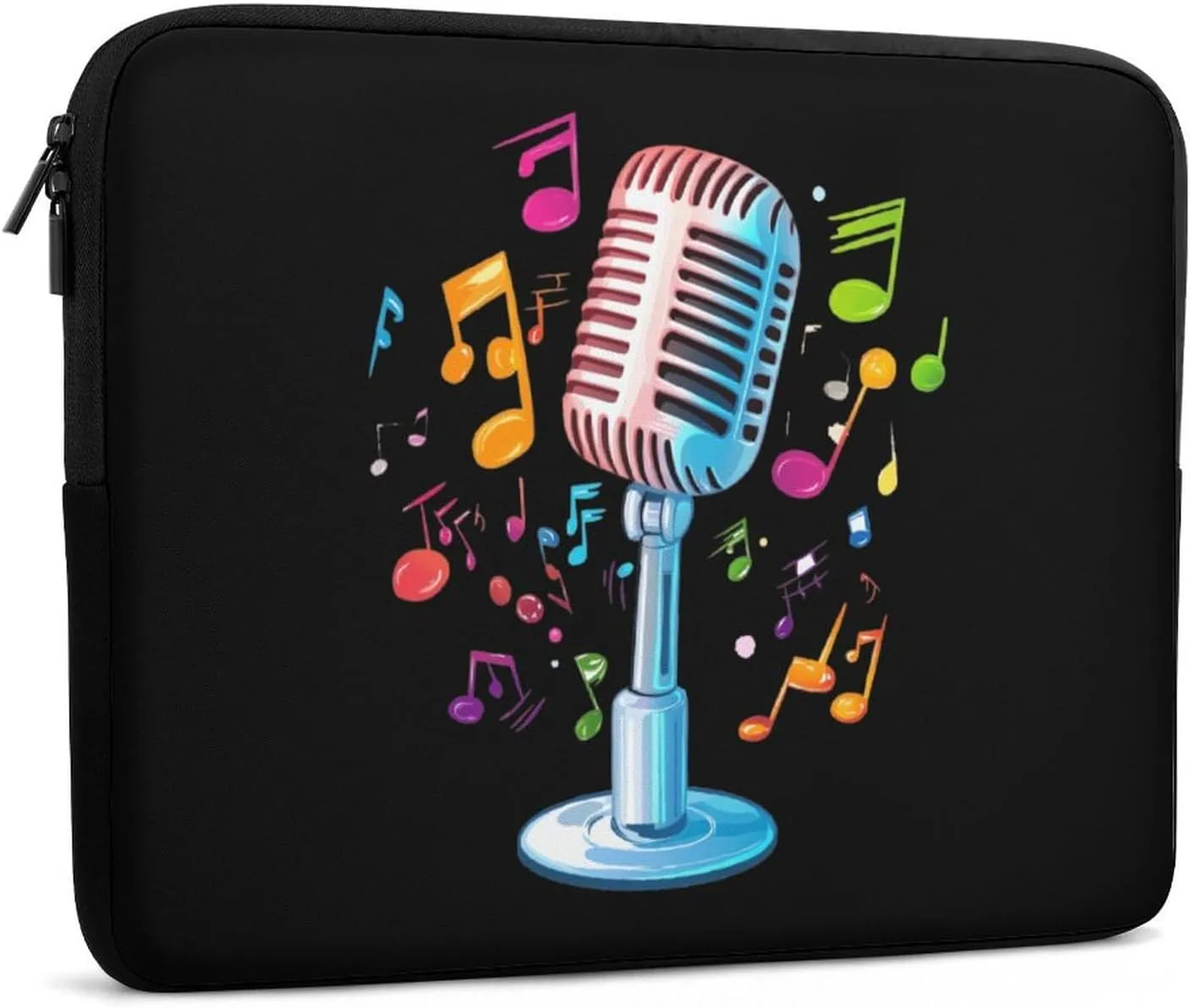 Music Microphone Laptop Case Sleeve Bag 12inch Durable Shockproof Protective Computer Carrying Cover Briefcase