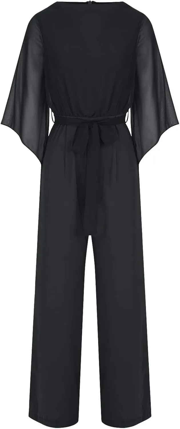 Off the Shoulder Romper for Women Dressy Evening Cocktail Party Wedding Guest Plus Size Cold Shoulder Jumpsuits