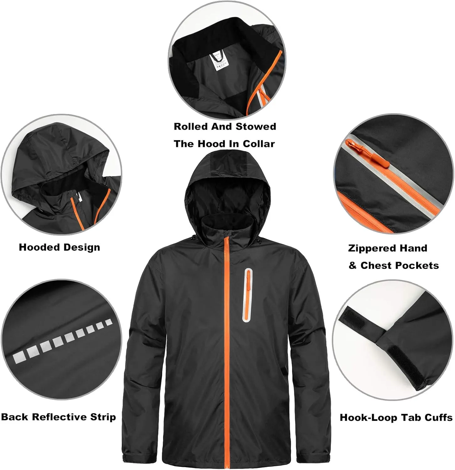 Ourcan Rain Suits for Man Women Waterproof Lightweight Rain Gear Rain Coats Breathable Jacket Pants for Golf, Fishing,Hiking