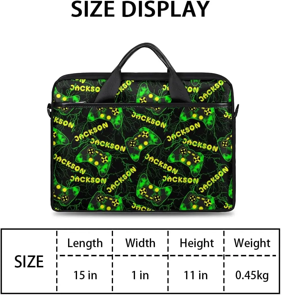 Personalized Game Laptop Bag Case Briefcases, Custom Computer Cases for Laptops, Tablet Shoulder Bag Carrying Case