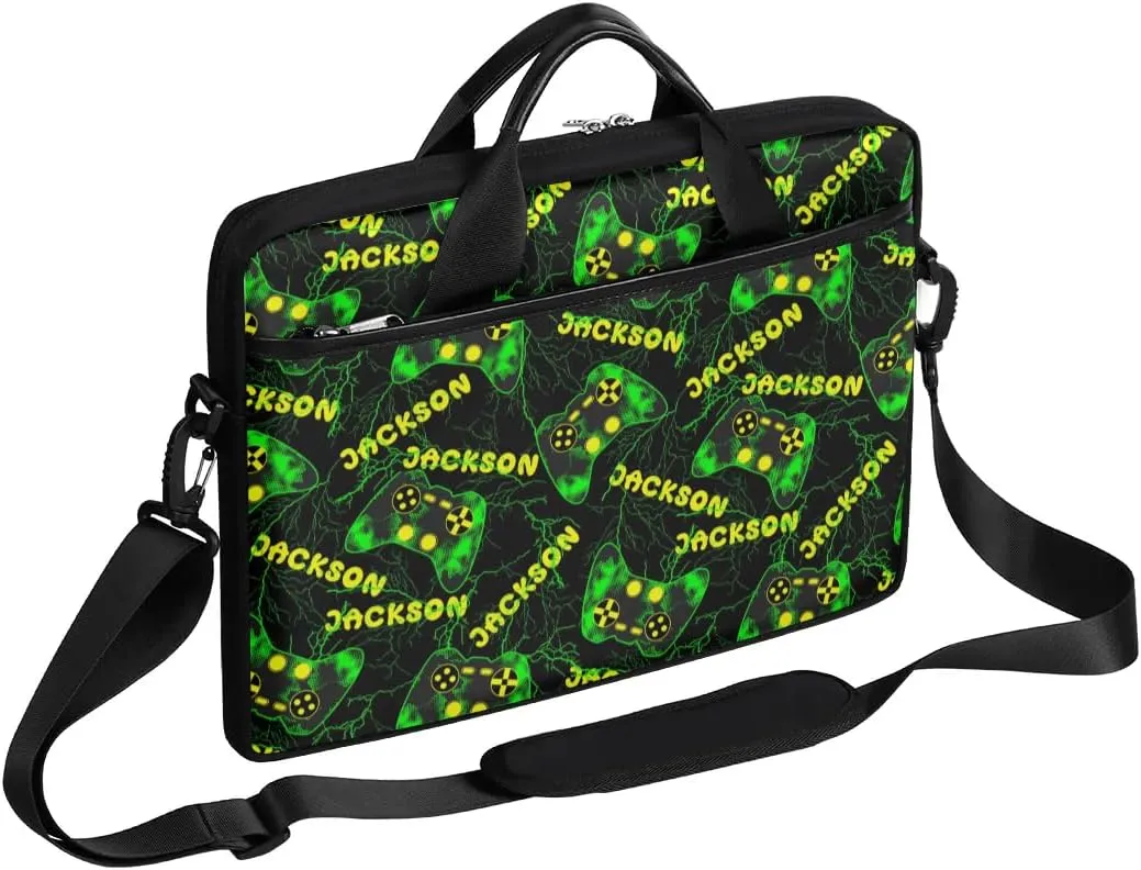 Personalized Game Laptop Bag Case Briefcases, Custom Computer Cases for Laptops, Tablet Shoulder Bag Carrying Case