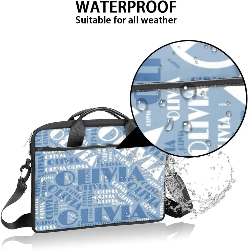 Personalized Laptop Bag Case Briefcases for Men Women, Computer Cases for Laptops, Tablet Shoulder Bag Carrying Case