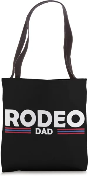 Rodeo Dad Cowboy Horseman Wild West Ranch Boots Saddle Tote Bag