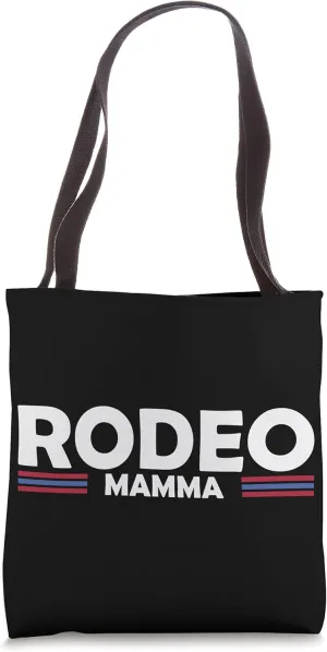Rodeo Mom Cowgirl Wild West Horsewoman Ranch Boots Saddle Tote Bag
