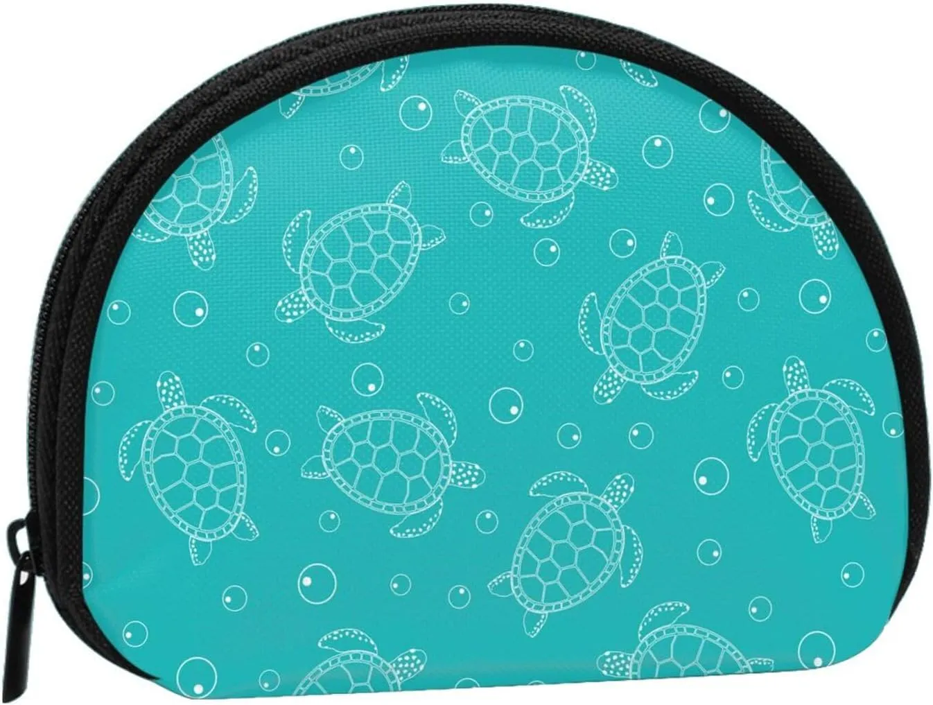 Sea Turtle Coin Purse Mini Wallet Change Pouch Key Holder Zipper Small Cosmetic Makeup Storage Bags