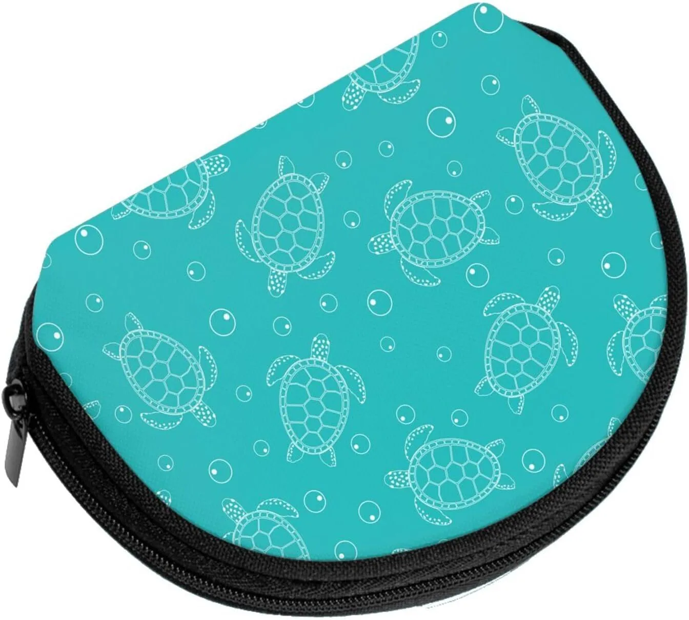 Sea Turtle Coin Purse Mini Wallet Change Pouch Key Holder Zipper Small Cosmetic Makeup Storage Bags