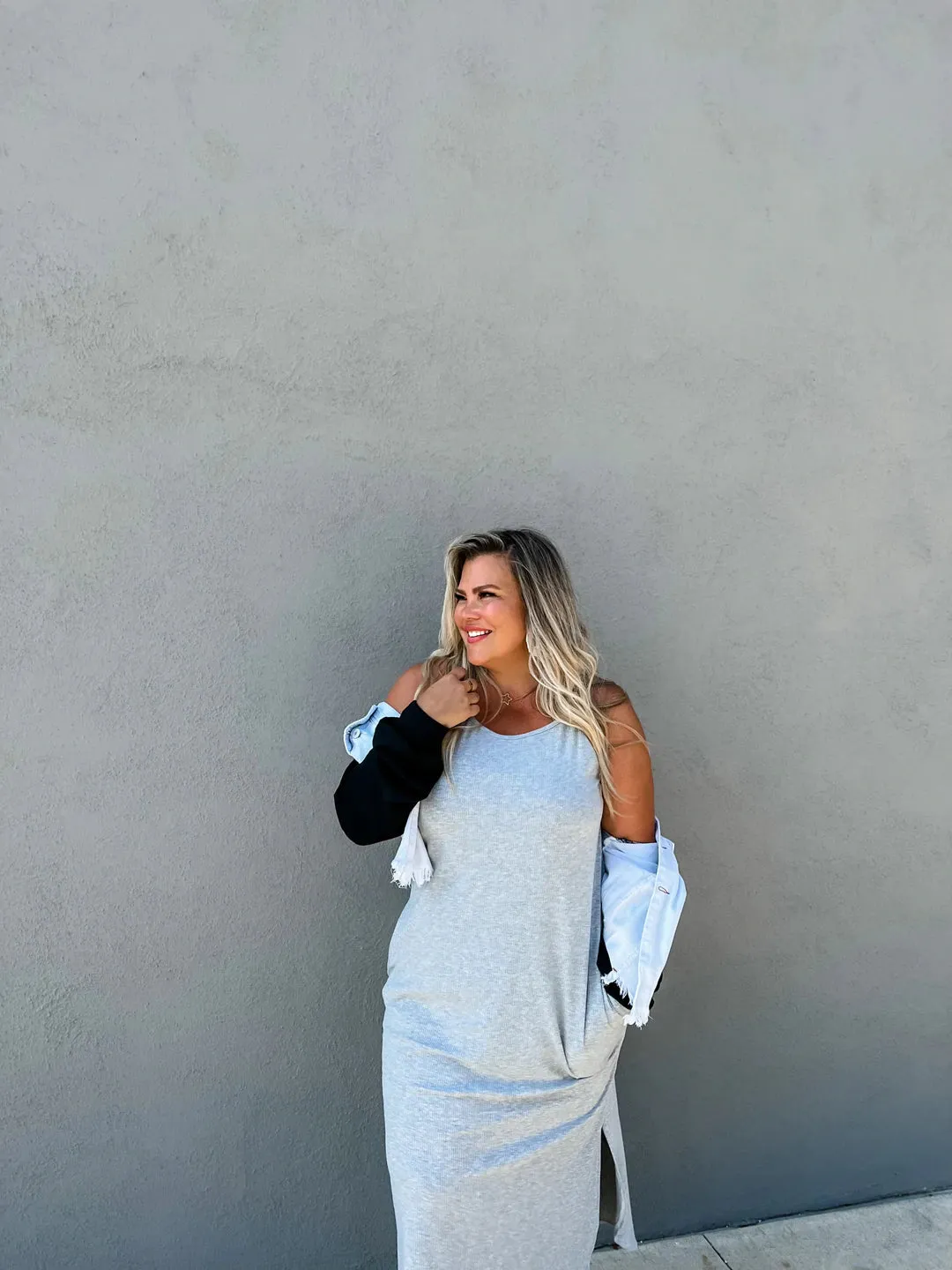 Sound of Sunshine Dress - Grey