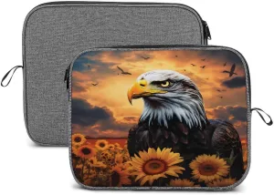 Sunflower Bald Eagle Laptop Case Notebook Case Laptop Sleeve Bag Computer Bag Briefcase Carrying Cover 14inch