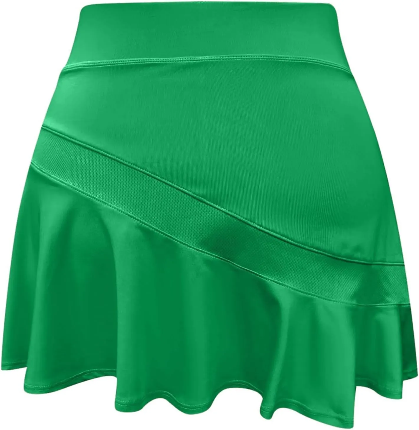 Tennis Skirt with Shorts Summer Casual Flowy Pleated Ruffle Skirts Tennis Short Dress Dance Golf Running Athletic Skort