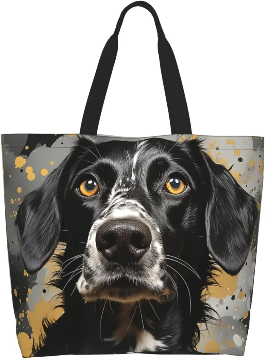 Tote Bag for Women Reusable Grocery Bag Shopping Bag Purple and Pattern Tote Bags Handbag Foldable Shoulder Bag