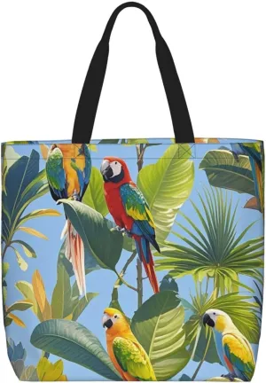 Tote Bag Large Capacity Grocery Bag With Zipper Vintage Nautical White Ship Shopping Bag Shoulder Bag for Women