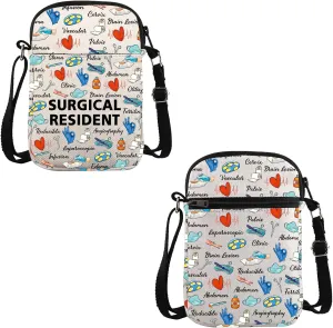 VAMSII Surgical Tech Appreciation Gift Surgical Resident Crossbody Bag New Surgical Technologist Travel Bag Nurse Doctor Gift