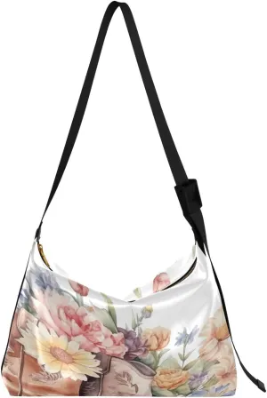 Watercolor Cowboy Boots Tote Bag for Women Large leather hobo bags for women crossbody Handbag Western Casual Trendy Shoulder Bags for Work Travel Shopping