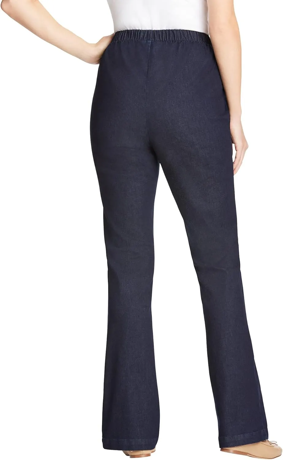 Woman Within Plus Size Bootcut Fineline Denim Jean