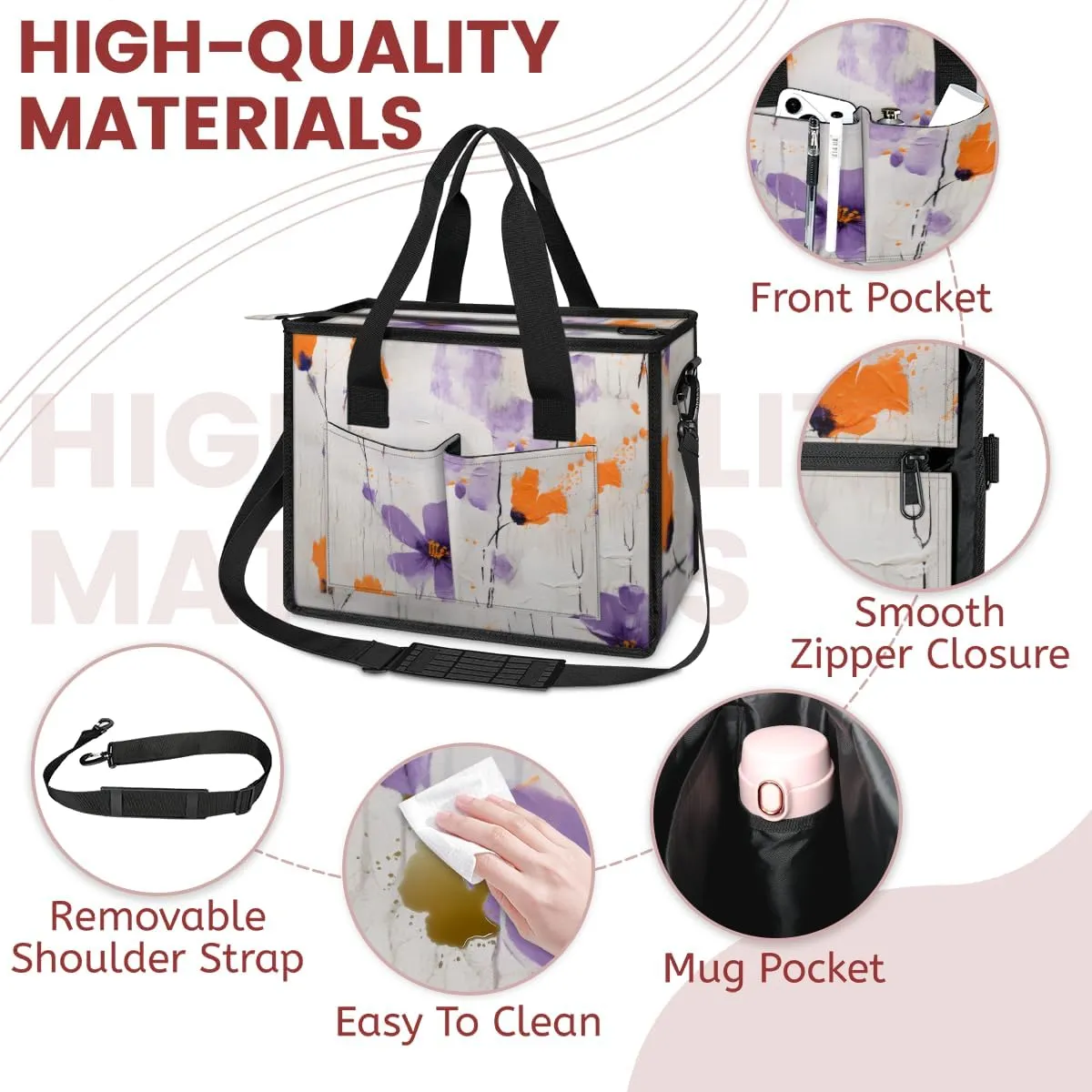Women Fashion Tote Bag Wallet Shoulder Bags Set 3PCS Top Handle Satchel Purse Large Zippered Handbag Daily Use