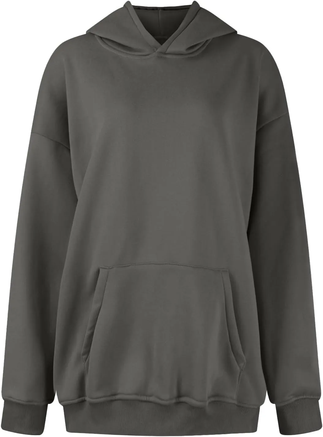 Womens Oversized Hooded Sweatshirt Fleece Long Sleeve Hoodies Comfy Pullover Top Fall Outfits Teen Preppy Clothes