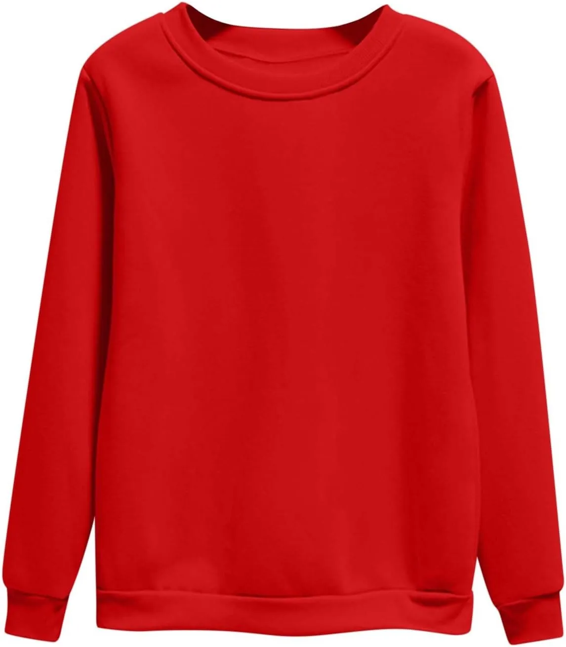 Women's Oversized Round Neck Sweatshirts Long Sleeve Turtleneck Velvet Sweatshirt,2024 Fall&Winter Trendy Women Top