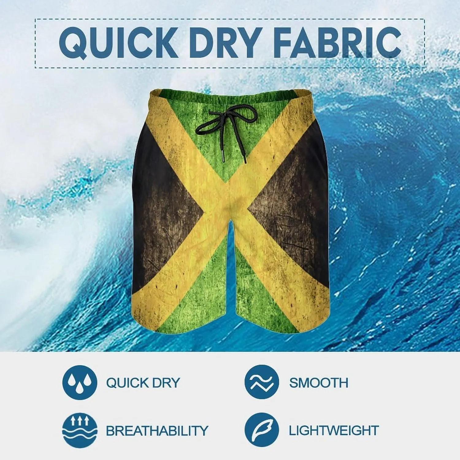 Zakqeik Lions Summer Mens Swimtrunks Workout Cool Shorts Running Pants with Pockets