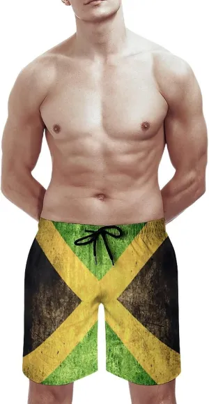 Zakqeik Lions Summer Mens Swimtrunks Workout Cool Shorts Running Pants with Pockets