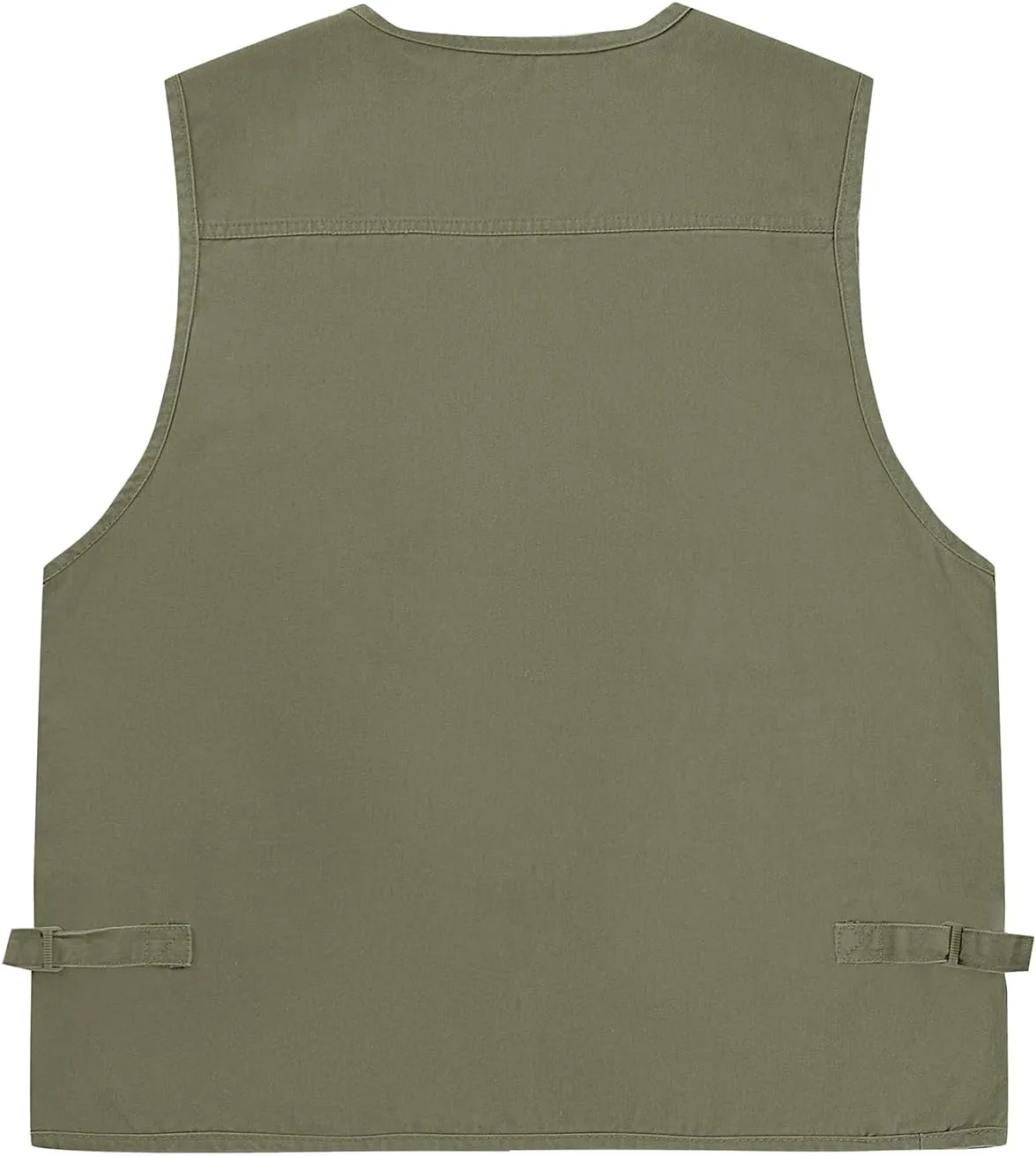 Ziker Men's Fishing Vest Outdoors Travel Work Photography Journalist Cargo Vest Jacket with Multi Pockets